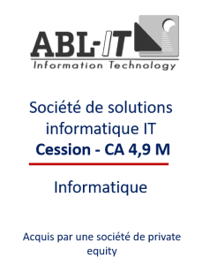 Communication, transmission d'entreprises en Belgique