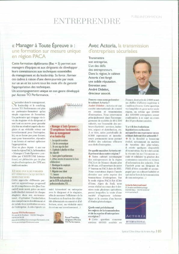 On parle de nous, transmission d'entreprises en Belgique
