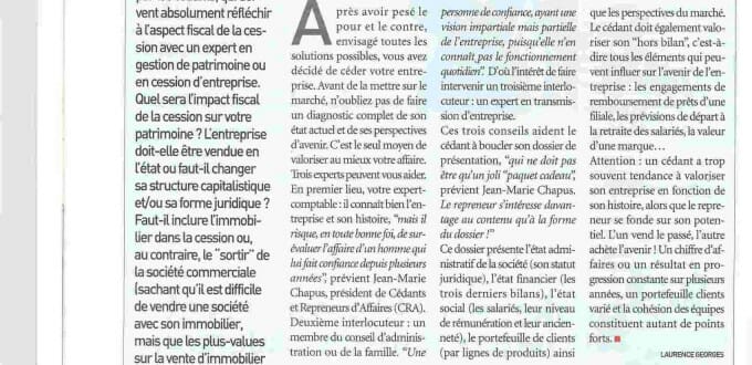 transmission d'entreprises en Belgique